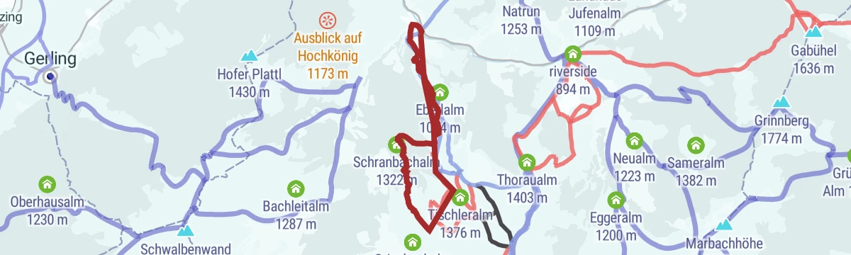Route map: Dämmerungstour Aberg